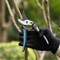 Miniatyrbilde 5 av 7: Beskjæringssaks Trebeskjærere Sekatører Håndbeskjærer Rustfritt Stål Blader Profesjonelle Hageklippere Bypass med Stål Blad og Låsemekanisme