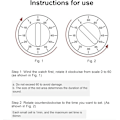 Miniatyrbillede 6 af 8: Væg Ur Køkken Timer, 60 Minutters Visuel Nedtællingstimer, Lydløs Drift, Nem at Læse, Retro Køkken Væg Ur, Visuel Timer, Hjem Køkken T White