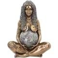 Miniatyrbillede 1 af 4: Gaia Statue Moder Jord Kunst Statue Polyresin Figur Figur Moder Jord Statue, Hjem Have Dekorative Polyresin Figur Kunst Statue Udendørs Dekor Ornamen