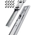 Miniatyrbild 1 av 4: 16\" Tryck-för-att-öppna Precision Noiseless Full-extension Lådskena Set 2-par (4 st)