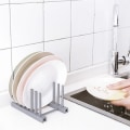 Miniatyrbild 4 av 4: Diskställ Lock Organizer, Tallriksställ Stativ Lockhållare Torkställ Avloppsförvaring Hållare Stativ Kökskåpsarrangör För Skål,kopp,skärbräda,kruka