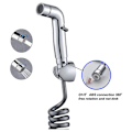 Miniatyrbild 3 av 5: Justerbar Bidet Sprayer Abs Duschhuvud Högtryck Toalett Ren Husdjursbad