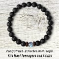 Miniatyrbild 4 av 4: Presenter för Pojkvän Armband för Män Pärlade Presenter för Honom 1-årsjubileum Mannen Presenter från Fru Romantiska Presenter Fars Dag Man (XL) 8.3 Inches