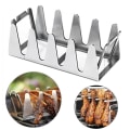Miniatyrbilde 1 av 5: Multifunksjonell grillstativ i rustfritt stål