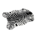 Miniatyrbillede 3 af 3: Indendørs dør tæppe dyreprint måtte indendørs område tæppe imiteret skind måtte zebra gulvtæppe gulvtæppe