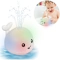 Miniatyrbild 1 av 5: Baby badleksaker, baby light up badkar leksaker, val vattenspray sprinkler leksak för barn småbarn 0-6 månader, badleksaker present för 1 2 3 år gamla pojkar flicka