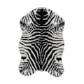 Miniatyrbillede 2 af 3: Indendørs dør tæppe dyreprint måtte indendørs område tæppe imiteret skind måtte zebra gulvtæppe gulvtæppe