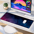 Miniatyrbilde 7 av 7: Musematte Gaming Stor Skrivebordsmatte (31,5 x 11,8 x 0,12 tommer) Vaskbar Musematte Bærbar PC-Skrivebordsmatte, Japansk Musematte med Sklisikker Gummibase, Utvid mouse pad Y15 XL