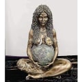 Miniatyrbilde 4 av 4: Gaia-statue, mor jordkunststatue, polyresinfigur, mor jordstatue, dekorativ polyresinfigur for hjem og hage, kunststatue for utendørs dekorasjon