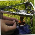 Miniatyrbild 3 av 5: Camping Pot Stand Tripod Tools Accessory, Justerbar Grill Tripod Cooker för Vandring Camping Utomhusaktivitet