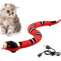 Miniatyrbild 1 av 5: Katt Leksak Orm, USB Smart Leksak Orm, Intelligent Sensing Orm Katt Leksaker, Interaktiv Katt Orm Leksak, Katt Smart Sensing Leksaker