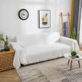 Miniatyrbild 3 av 5: Överdimensionerad sofföverdragsfilt, sofföverdrag för kuddsoffa, extra stora möbeldekorationsöverdrag sofföverdrag sofföverdrag, vit White