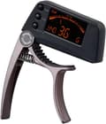 Digital gitarrstämmare och capo specialistverktyg 2 i 1 för gitarr bas ukulele banjo fiol mandolin kromatisk