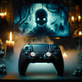 Miniatyrbild 2 av 5: 4 x Skull Caps Tumgrepp PS4 PS5 Tillbehör för Playstation 5 Controller PS5 Controller Stick