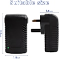 Miniatyrbild 2 av 5: 48v 0.5A POE-injektoradapter Strömförsörjning UK Väggkontakt Power over Ethernet för 48V POE-enhet