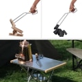 Miniatyrbild 3 av 5: 1 st grillkolstång i rostfritt stål, ergonomisk design, tång för matlagning, sallad, kolklämma, köttklämma