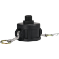Miniatyrbild 5 av 5: 275 330 Gallon IBC Tote Tank Avtappningsadapter 2 tum Cam Lock IBC Tote Kopplingar Tote Slangadapter Trädgård