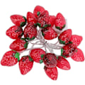 Miniatyrbild 1 av 5: LED Fruit String Lights 9.8ft 20LEDs Fruit Fairy Lights Batteridrivna Strawberry Lamp String Lights