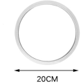 Miniatyrbild 2 av 4: 2st 22CM tryckkokare vit silikongummipackning Tätningsring Tryckkokare tätningsring Köksmatlagningsverktyg