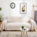 Miniatyrbild 1 av 5: Överdimensionerad sofföverdrag, sofföverdrag för kuddsoffa, extra stora möbeldekorationer, sofföverdrag, sofföverdrag, khaki vit khaki white
