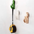 Miniatyrbild 5 av 5: 3st Väggkrokar Badrum Kök Sovrum Sticky Krokar Kaktusformade Klädhållare Dusch Svamp Handduk Nyckelpåse Hängare,A color 1