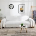 Miniatyrbild 1 av 5: Överdimensionerad sofföverdragsfilt, sofföverdrag för kuddsoffa, extra stora möbeldekorationsöverdrag sofföverdrag sofföverdrag, vit White