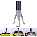 Miniatyrbild 1 av 5: Automatisk mixer 3 hastigheter justerbar handmixer, trebent elektrisk automatisk äggvisp mixer kök automatisk mixer (svart) blue