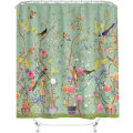 Miniatyrbild 1 av 5: Blommig duschdraperi, fjärilsblomma badrumsdraperier, duschdraperi, tvättbar badkarsdraperi, 71x71in, C