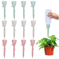 Miniatyrbild 1 av 5: 12-pack automatiska bevattningsanordningar för växter, automatiska bevattningsspikar med ventilstyrningsbrytare, för utomhus- och inomhusväxter (4 rosa + 4 gröna + 4 beige)