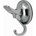 Silver Single Opp Bag Vacuum Adhesive Hook Glass Suction Wall Hook Lämplig för hemmet