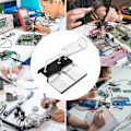 Miniatyrbild 4 av 5: Metall Lödkolv Stativ Stöd Elektrisk Lödkolv Spetsar Bas med Löd Fjäderfäste Stöd