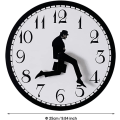 Miniatyrbild 2 av 5: Ministry of Silly Walks Klocka, Komedi Kreativ Inspirerad Ministry of Monty Python Silly Walk Väggklocka