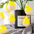 Miniatyrbild 1 av 3: Påskägg form 1,5 m 10 LED dekorativa hängande ljusprydnader Glad påsk Kyckling Kanin Led Ljus Lightlord Hem Semesterfest