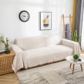 Miniatyrbild 3 av 5: Överdimensionerad sofföverdrag, sofföverdrag för kuddsoffa, extra stora möbeldekorationer, sofföverdrag, sofföverdrag, khaki vit khaki white