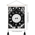 Miniatyrbild 2 av 5: 2 st Svarta Onda Öga-vävnader, Astrologi Zodiak Konstellationer Väggkonst för Sovrum Vardagsrum, 35x50cm
