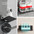 Miniatyrbild 3 av 5: Borrfritt väggmonterad babymonitorfäste med kabelhål Flytande väggmonterad WiFi-router väggfäste