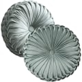 Miniatyrbild 3 av 5: Rund stolsdyna Sittdyna Memory Foam Tvättbar för ljusgrön Diameter 38cm