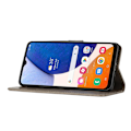 Miniatyrbild 3 av 7: Läderfodral Fjärilar Samsung Galaxy A54 Grå