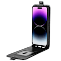Miniatyrbild 4 av 8: Flip Läderfodral iPhone 15 Pro Max Svart