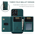 Miniatyrbillede 2 af 10: DG.MING 2 i 1 Magnetisk Kortlomme Etui iPhone 16 Pro Grøn