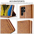 Miniatyrbillede 7 af 7: LC.IMEEKE Pungetui Samsung Galaxy S22 Ultra Cognac
