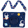 Miniatyrbillede 2 af 9: Samsung Galaxy Tab A9 Plus Skal Astronaut Med Stativ Blå