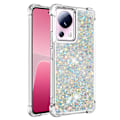 Pikkukuva 1 / 4: Glitter Bling TPU -kotelo Xiaomi 13 Lite -hopea