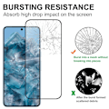 Pikkukuva 4 / 4: Täyspeittävä Temperoitu Lasinen Näytönsuoja Google Pixel 9 Pro XL