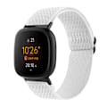Miniatyrbillede 1 af 3: Flettet nylonrem Fitbit Versa 3/Sense Hvid