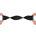 Miniatyrbild 5 av 5: Elastiskt Nylonarmband Apple Watch Series 10 46mm Svart