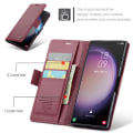 Pikkukuva 9 / 10: CaseMe Slim Lompakkokotelo RFID-suojalla Samsung Galaxy S24 Ultra R