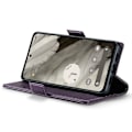 Miniatyrbild 4 av 10: CaseMe Slim Plånboksfodral RFID-skydd Google Pixel 8 Lila