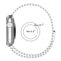 Pikkukuva 6 / 6: Magneettinen Metalliranneke Apple Watch Series 10 42mm Hopea