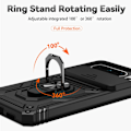 Miniatyrbillede 3 af 9: Hybridskal Google Pixel 8 Pro Ring + Kamerabeskyttelse Sort